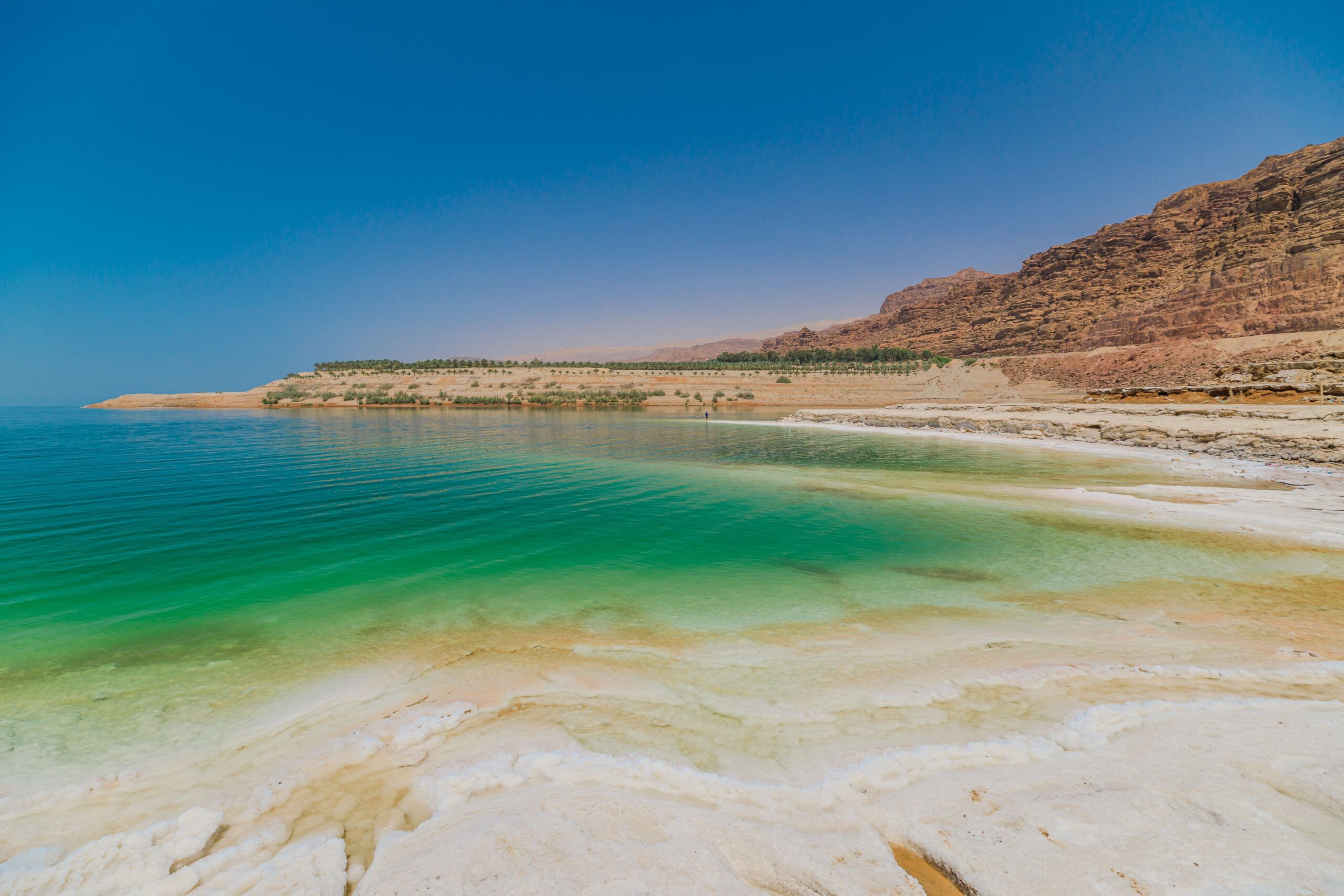 Captivating,View,Panorama,Of,The,Tranquil,Dead,Sea,Against,A