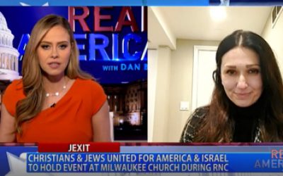 Anna Steinberg on Real America Discussing U.S. Israeli Relations